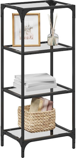 Bibliothek Schwarz 40x30x95cm