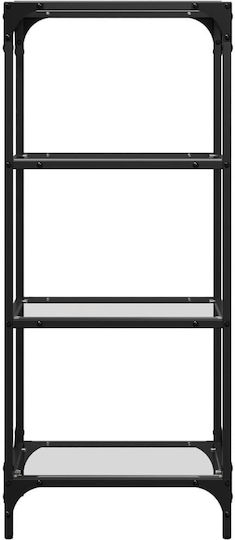 Bibliothek Schwarz 40x30x95cm