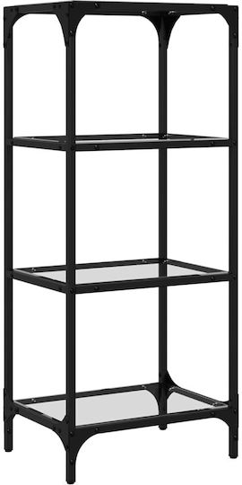Bibliothek Schwarz 40x30x95cm