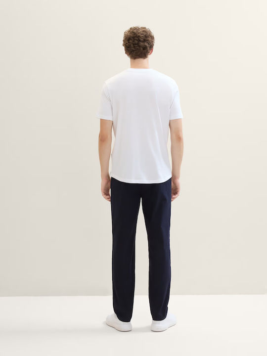 Tom Tailor Pantaloni pentru bărbați Chino Elastice cu Croială Normală BLUE