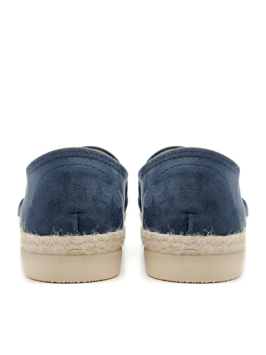 Herren Mokassins in Blau Farbe