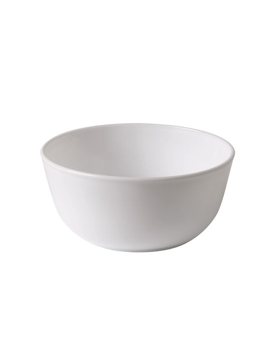 BigBuy Toledo Bol de Servire pentru Cereale Rotund Ceramică Alb cu Diametru 11buc 1buc