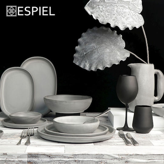 Espiel Canyon Dip-Schüssel Rund Keramik Gray mit Durchmesser 6.5cm