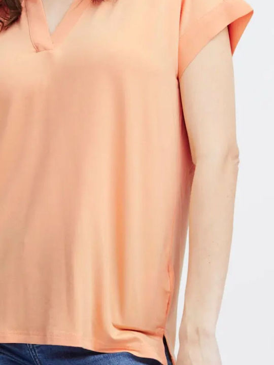 Fransa Damen T-shirt orange