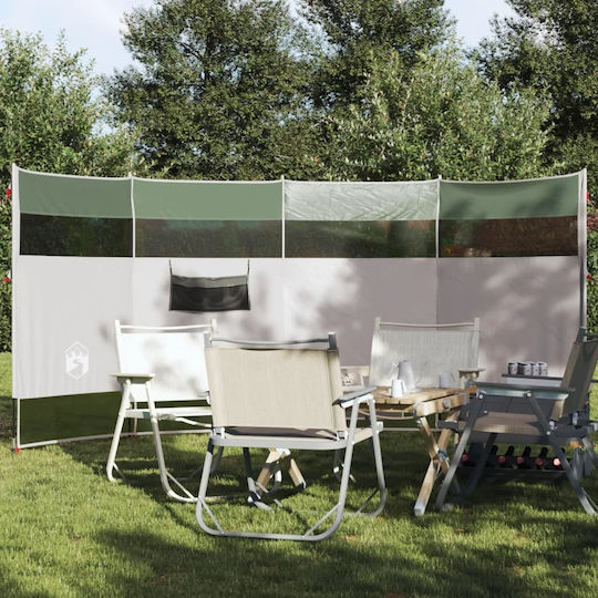 Vidaxl Camping Windschutz Grün 366x152x152 cm Wasserdicht Grün