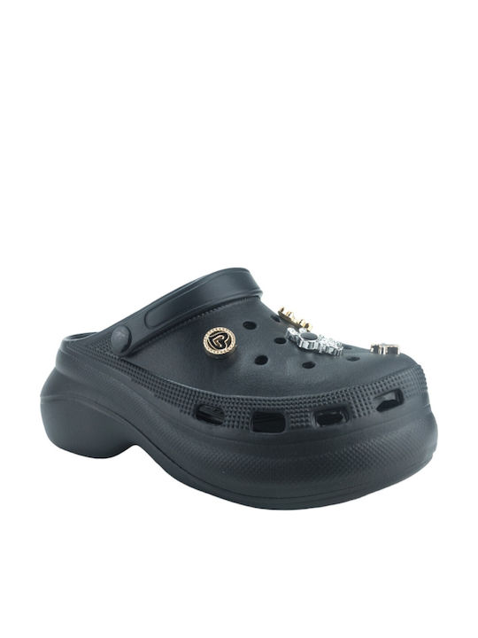 Adam's Shoes Γυναικεία Ανατομικά Σαμπό Μαύρα Adam's Shoes Γυναικεία Ανατομικά Σαμπό Μαύρα