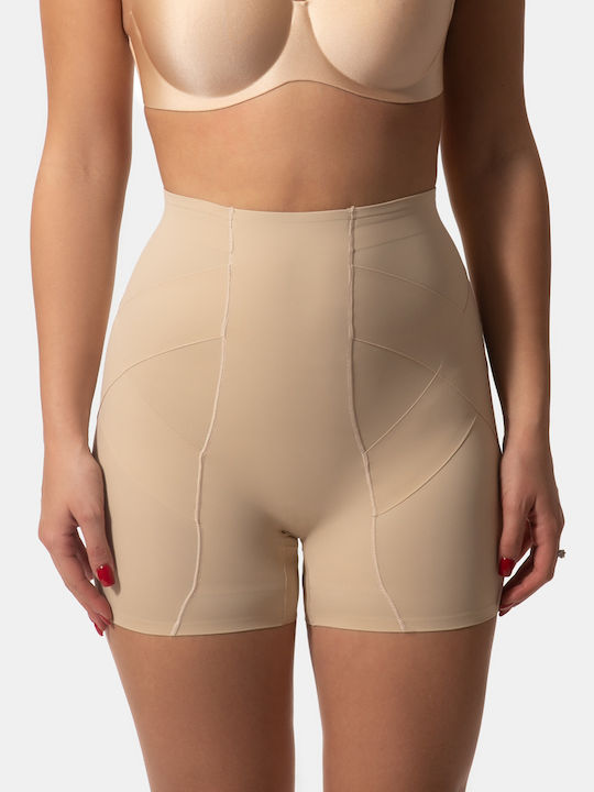 Latex Shapewear Bein Übergröße Beige Beige