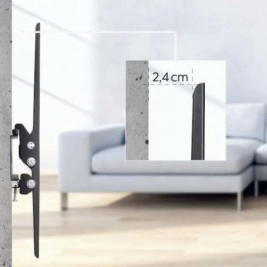 HAMA 00118069 Βάση Τηλεόρασης Τοίχου έως 75" Μαύρο