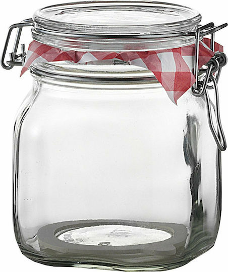 Bormioli Rocco Fido Vase Allgemeine Verwendung mit luftdichtem Deckel Glas Transparent 750ml Bormioli Rocco Fido Vase Allgemeine Verwendung mit luftdichtem Deckel Glas Transparent 750ml