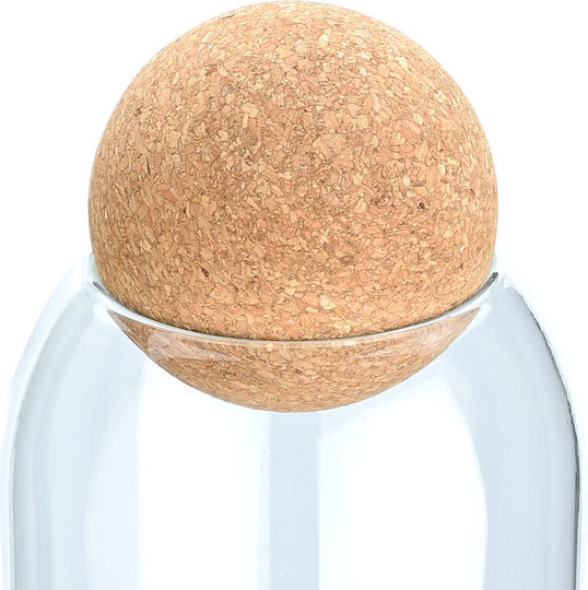 Estia Vase Allgemeine Verwendung mit Deckel Glas Transparent 950ml Estia Vase Allgemeine Verwendung mit Deckel Glas Transparent 950ml