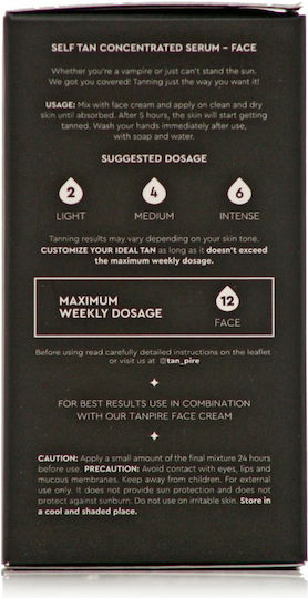 No Thinkin Tanpire Self Tanning Drops Προσώπου 30ml