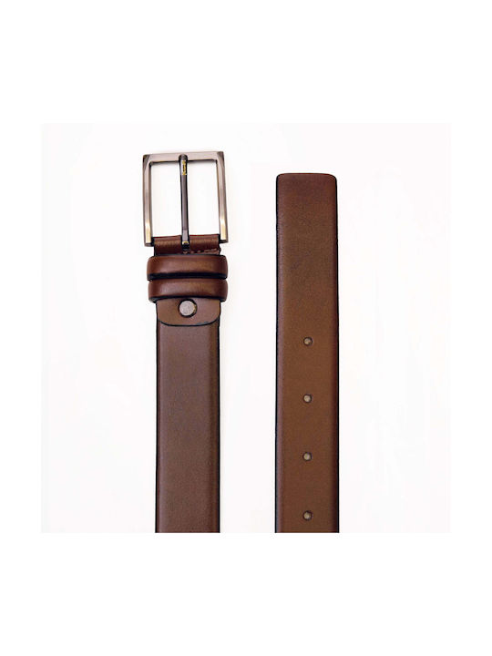 Bashaikov Men's Leather Belt Brown