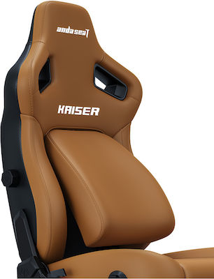 Anda Seat Kaiser 4 XL Scaun Gaming Din piele ecologică cu Brațe Reglabile Maro