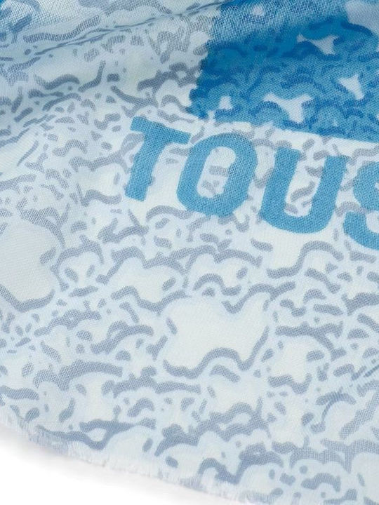 Tous Damen Schal Blau