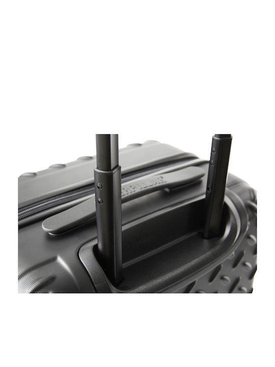 CAT Industrial Plate Große Hartschale Reisekoffer Schwarz mit 4 Rädern Höhe 70cm