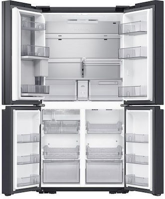 Samsung Ψυγείο Ντουλάπα Total NoFrost Υ183xΠ91.2xΒ72.3εκ. Γκρι