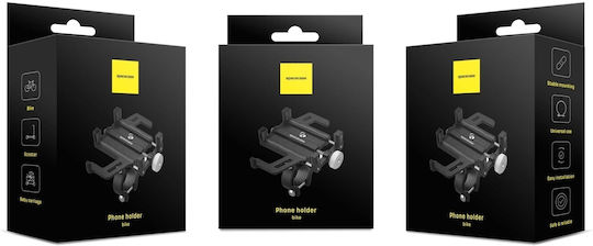 Spacecase Universal Bike Phone Holder Bh01 Metal Mount for Bicycle Motorcycle Scooter Smartphones 4.7" - 7" Black 5905719109486