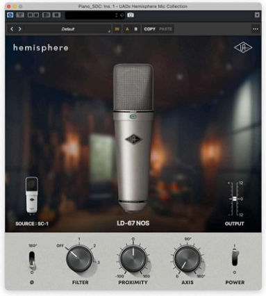 Universal Audio SC-1 Δυναμικό Microphone XLR Shock Mounted for Vocals in White Color