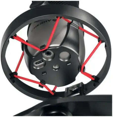 Cherry UM 6.0 Advanced Πυκνωτικό Μικρόφωνο USB Επιτραπέζιο, Shock Mounted