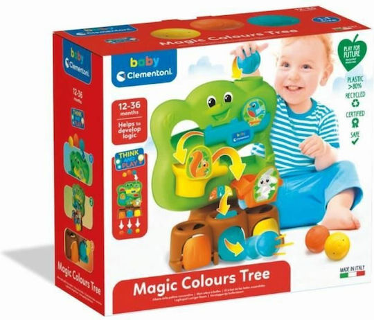 Clementoni Jucărie De Activitate Pentru Bebeluși Magic Colour Tree Cu Muzică Pentru 12+ Luni