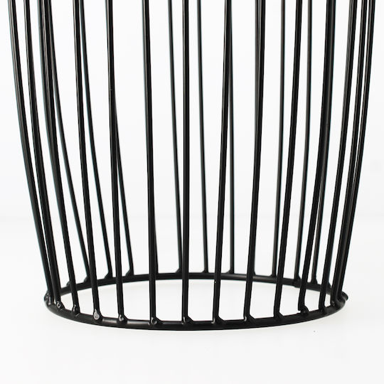 Koart Διακοσμητικό Βάζο Metallisch Schwarz 18x3.5x40cm 1Stück