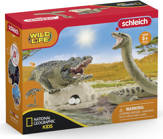 Schleich-S Миниатюрна играчка Danger in the Swamp