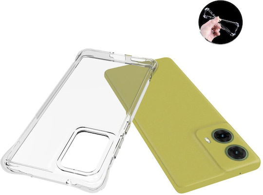 Back Cover Σιλικόνης Διάφανο (Moto G85)