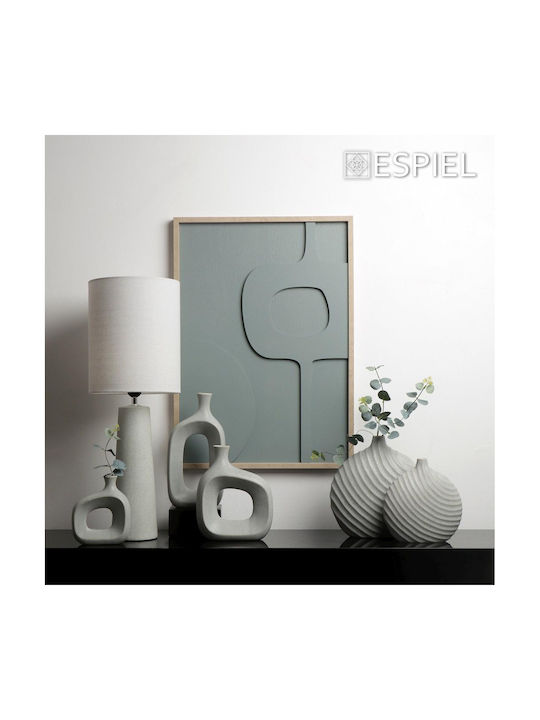 Espiel Decorative Vase Gray 20x8.7x24.5cm