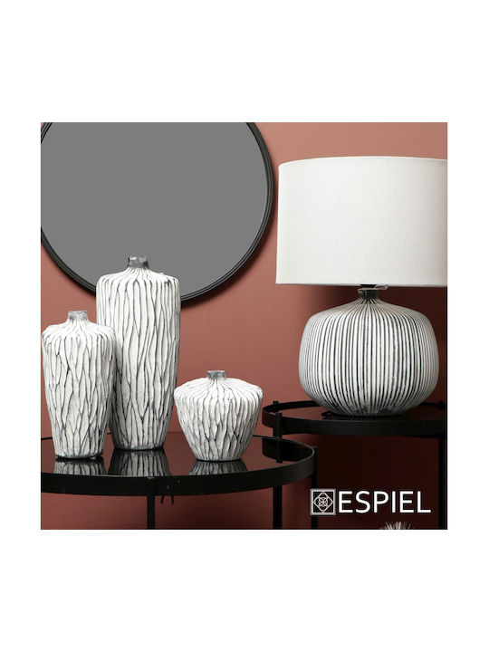 Espiel Διακοσμητικό Βάζο Keramik Weiß 13x13x26cm 1Stück