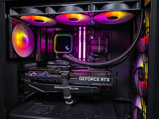 Sirius G:RIGS SIRIUS Lite Гейминг Настолен Компютър Ryzen 5-5600 16GB DDR4 1TB SSD GeForce RTX 3060 Без Операционна Система