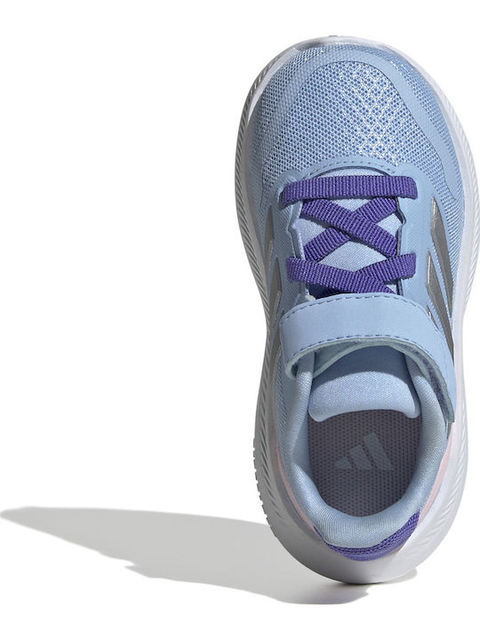 Runfalcon 5 EL I Αθλητικά Παιδικά Παπούτσια Running με Σκρατς Γαλάζια