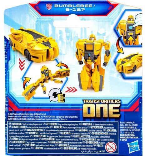Action Figure One Cog Changer Bumblebee Transformers for 6+ years old Years 10cm.