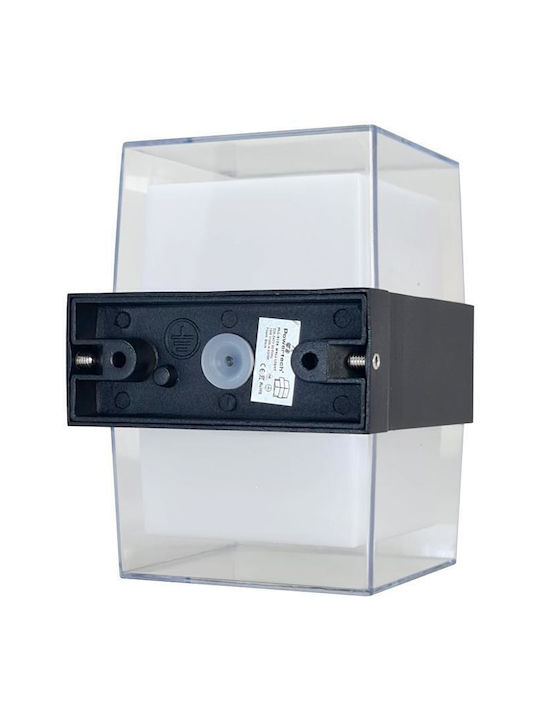 Powertech Επιτοίχιο Εξωτερικό Σποτ LED IP65 14W με Ψυχρό Λευκό Φως 10.5x9.5x13εκ.