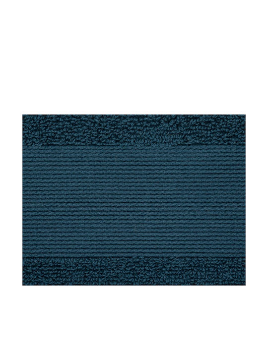 Atmosphera Πετσέτα Προσώπου 50x90εκ. Aegean Blue Βάρους 450gr/m²