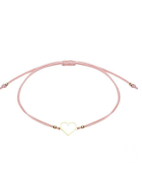 Bracelet with design Heart made of Gold