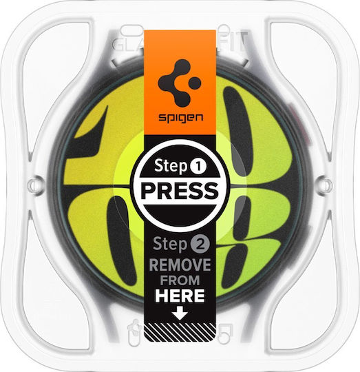 Spigen Glas.tR EZ Fit Gehärtetes Glas für das Galaxy Watch7 40 mm 2Stück AGL08494
