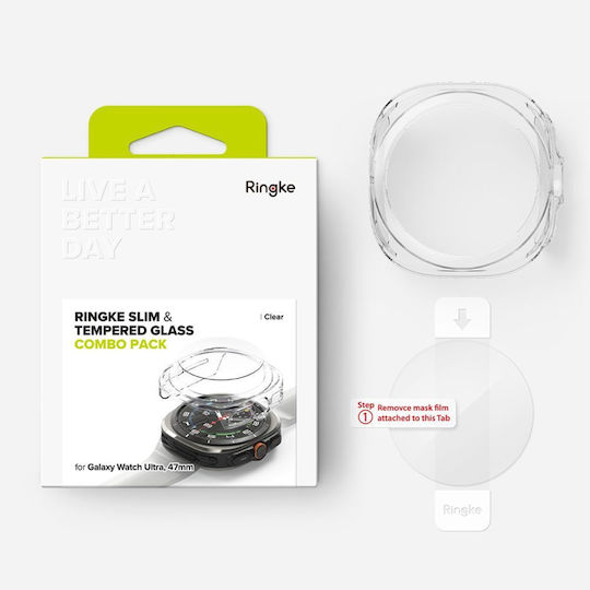 Ringke Tempered Glass για το Galaxy Watch Ultra 1τμχ