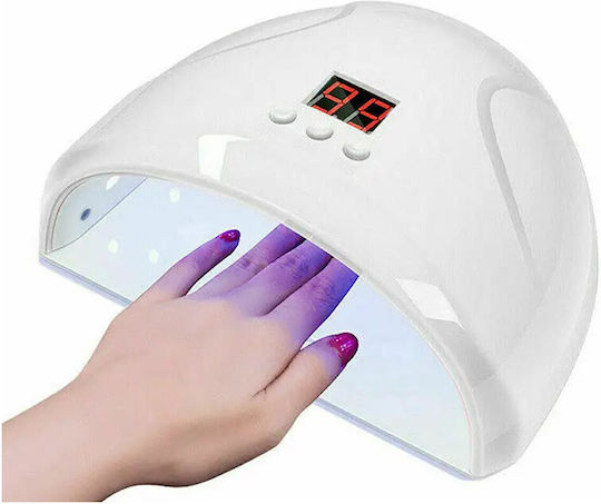Verk Group Φουρνάκι Νυχιών UV / LED Σετ 12W Λευκό
