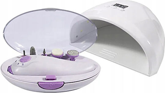 Verk Group Φουρνάκι Νυχιών UV / LED Σετ 12W Λευκό