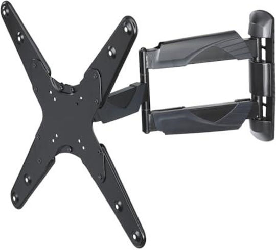 HAMA 00220828 Wall Mounted TV Mount With Extension Arm Up To 165" And 35kg Black