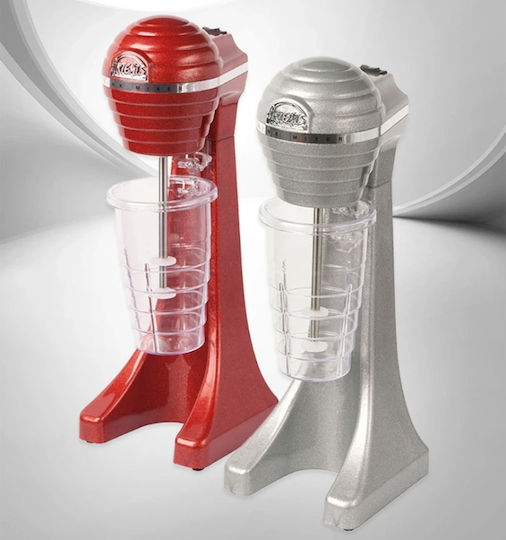 Artemis Commercial Coffee Frother MIX-2010 Gloss Red 350W with 2 Speeds