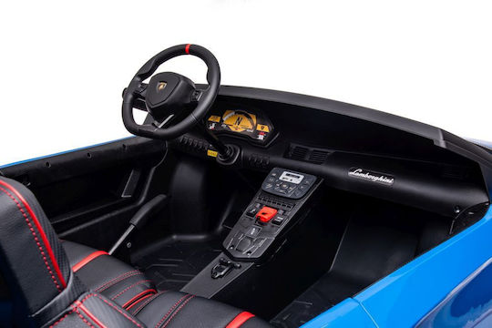 Copil Electric Masina Două locuri A8803 24 Volt Albastru