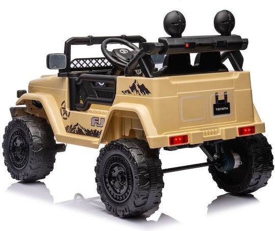 Kinder Auto Doppelsitzer Toyota FJ 4x4 Beige