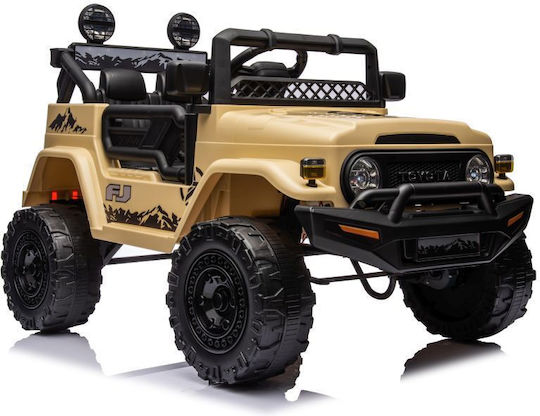 Kinder Auto Doppelsitzer Toyota FJ 4x4 Beige