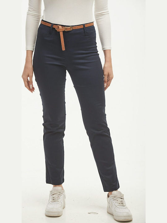 Damen Stoffhose Schwarz