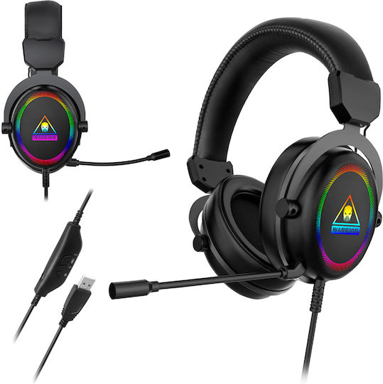 Kruger & Matz GH-50 Надушници Геймърски слушалки с връзка USB Черен