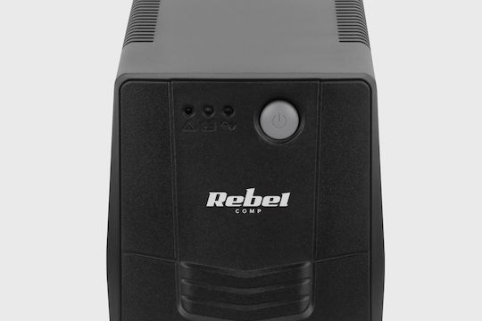 RB-4022 UPS Off-Line 1000VA 600W με 2 Schuko Πρίζες