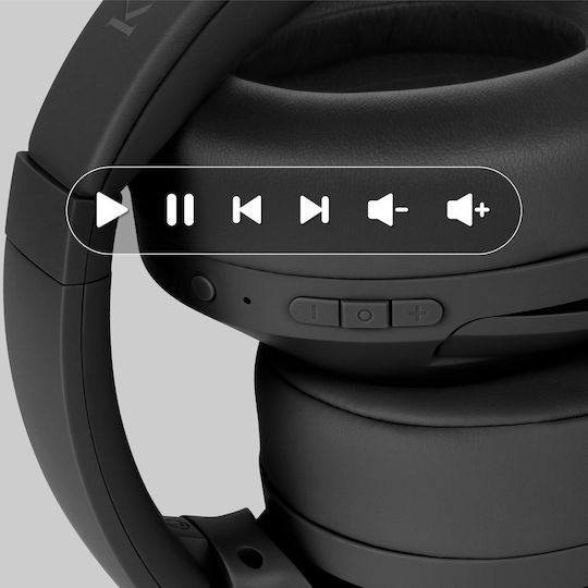 Kruger & Matz KM0671 Ασύρματα / Ενσύρματα Over Ear Ακουστικά Μαύρα