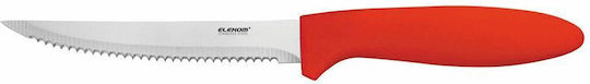 Elekom Rectangular Plastic Chopping Board Set with Knives & Peeler Red 5pcs