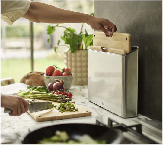 Joseph Joseph Rectangular Bamboo Chopping Board Set Gray 38x28.7cm 3pcs